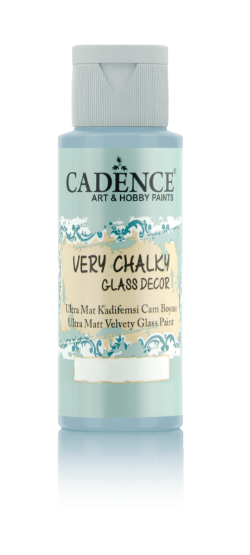 farba kredowa do szkła Aqua Farba Cadence Very Chalky Glass Zieleń bahama 59 ml