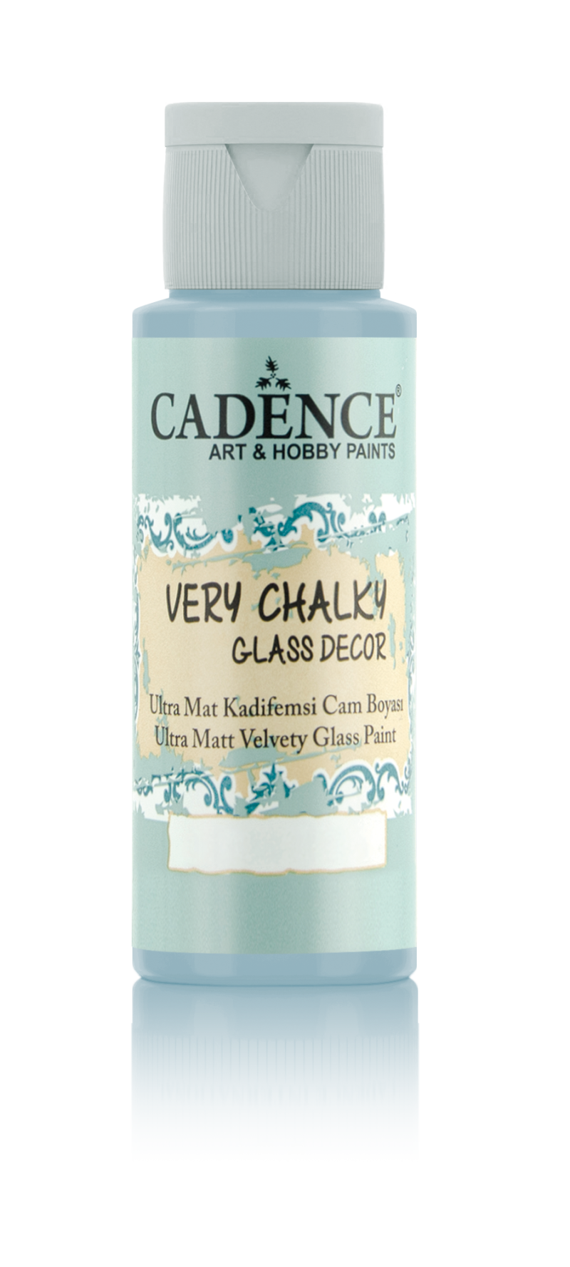 farba kredowa do szkła Aqua Farba Cadence Very Chalky Glass Zieleń bahama 59 ml