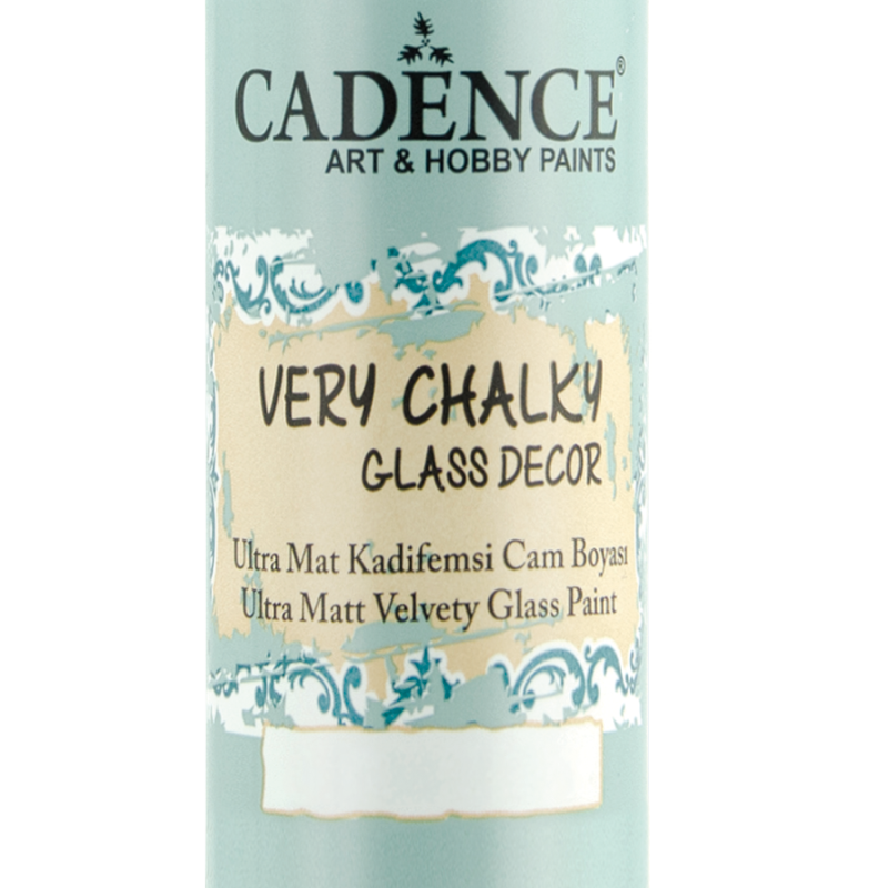 farba kredowa do szkła Aqua Farba Cadence Very Chalky Glass Zieleń bahama 59 ml
